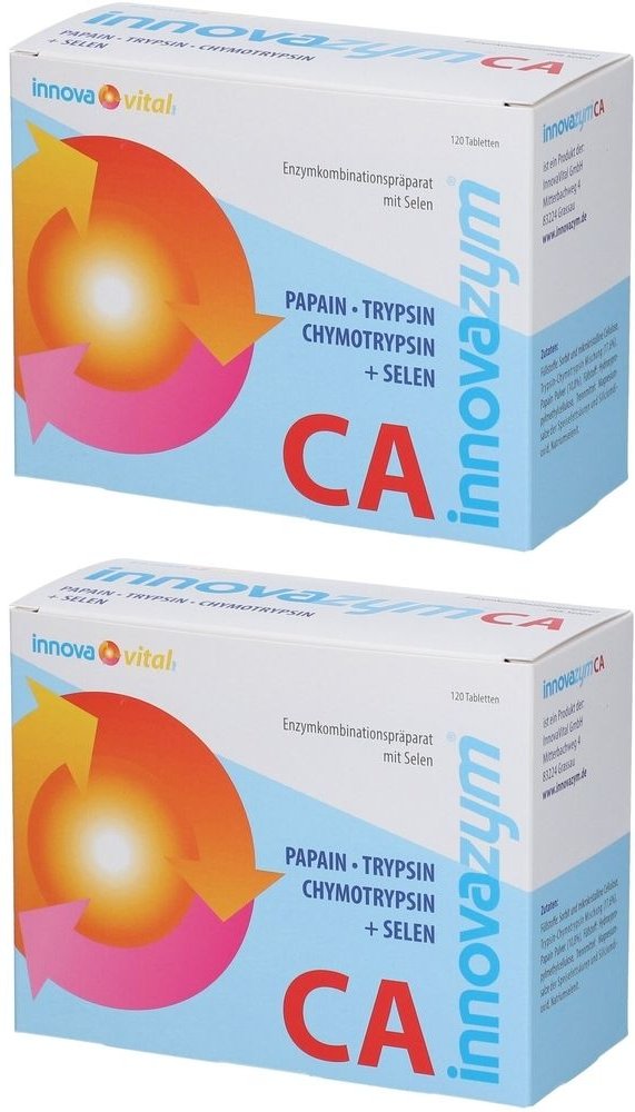 Innovazym CA magensaftresistente Tabletten 2x 2x120 St magensaftresistent