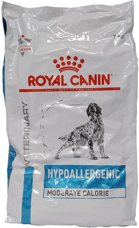 Royal Canin Canine Hypoallergenic Moderate Calorie 7kg 7 kg Pellets
