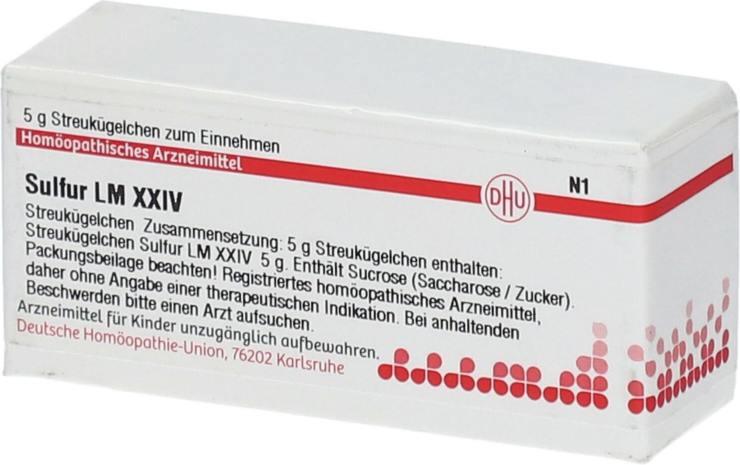 Sulfur LM Xxiv Globuli 5 g