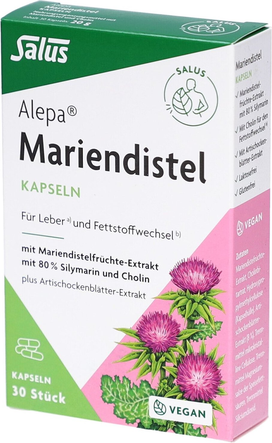 Salus Alepa Mariendistel Kapseln 30 St