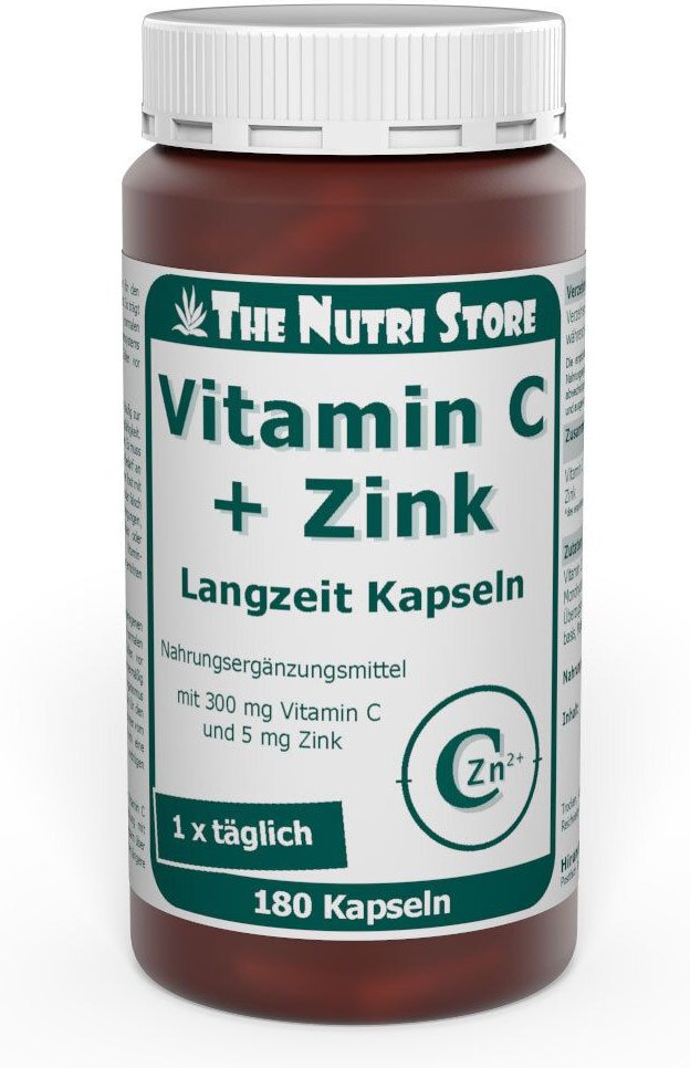 Vitamin C 300 + Zink 5 Langzeit Kapseln