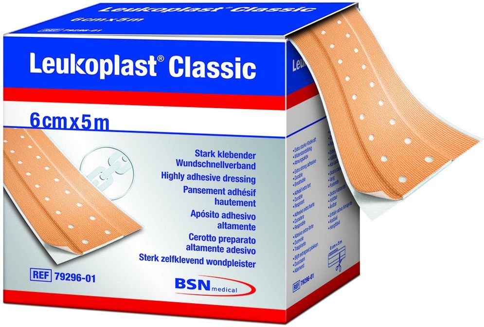 Thumbnail - Leukoplast Elastic Pflaster 6 cmx5 m Rolle