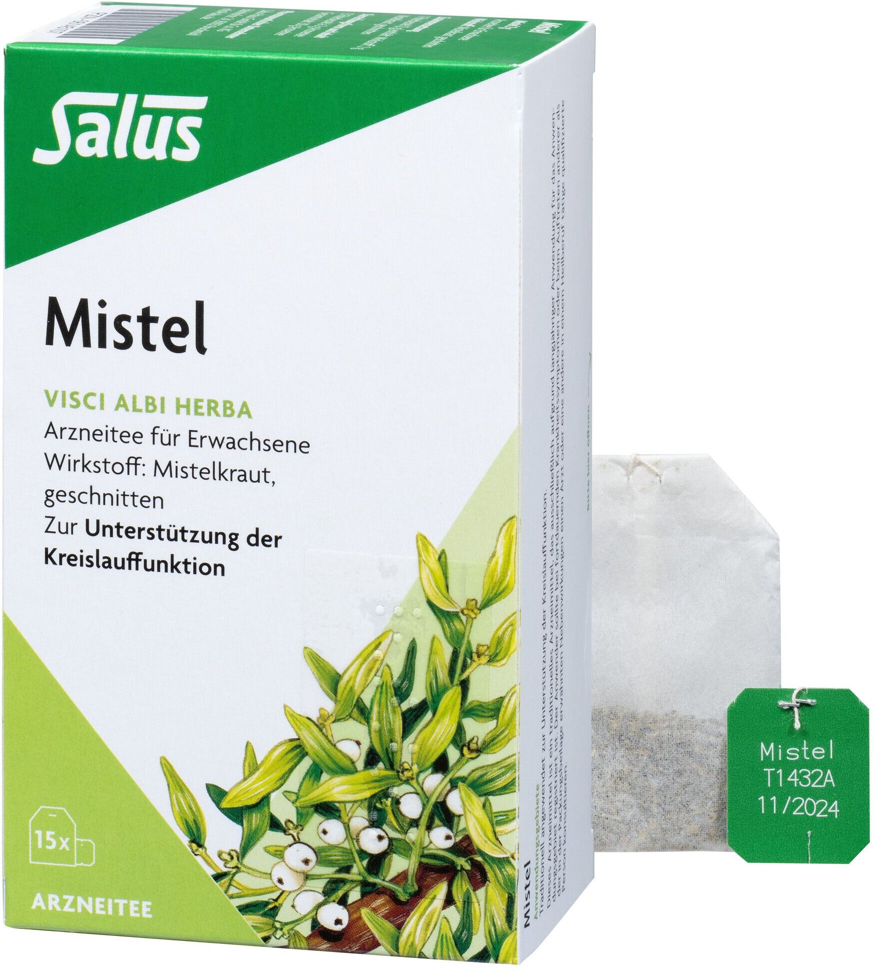Mistel Arzneitee Visci albi herba Salus Filterbtl. 15 St Filterbeutel