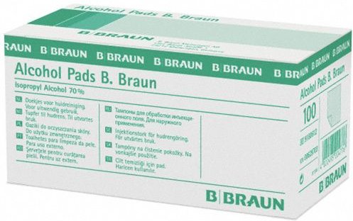 Alcohol Pads B.Braun Tupfer 100 St