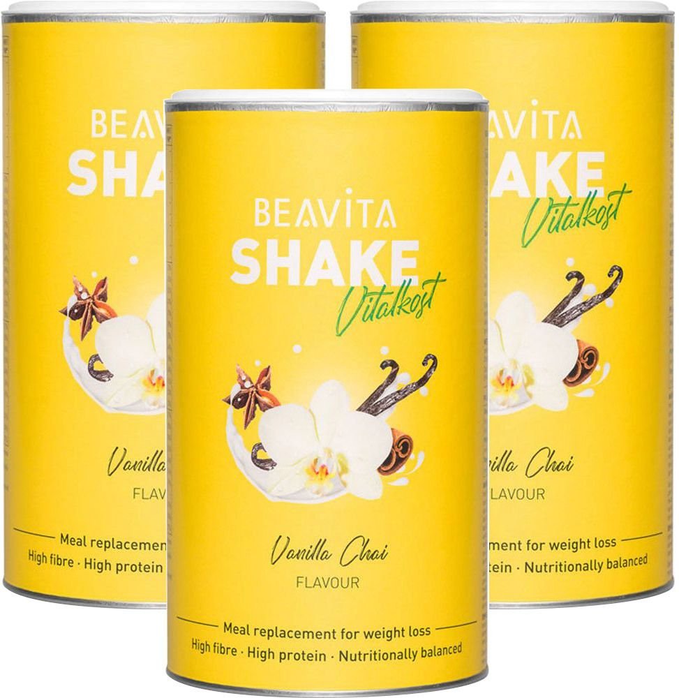 Beavita 2 Wochen Diät-Paket, Vanilla Chai 3x572 g Pulver