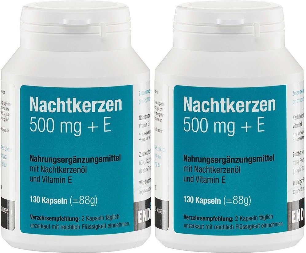 Nachtkerzen 500 mg+E Kapseln 2x 2x130 St