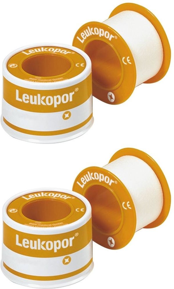 Leukopor 1,25 cmx5 m 2x 2x1 St Pflaster