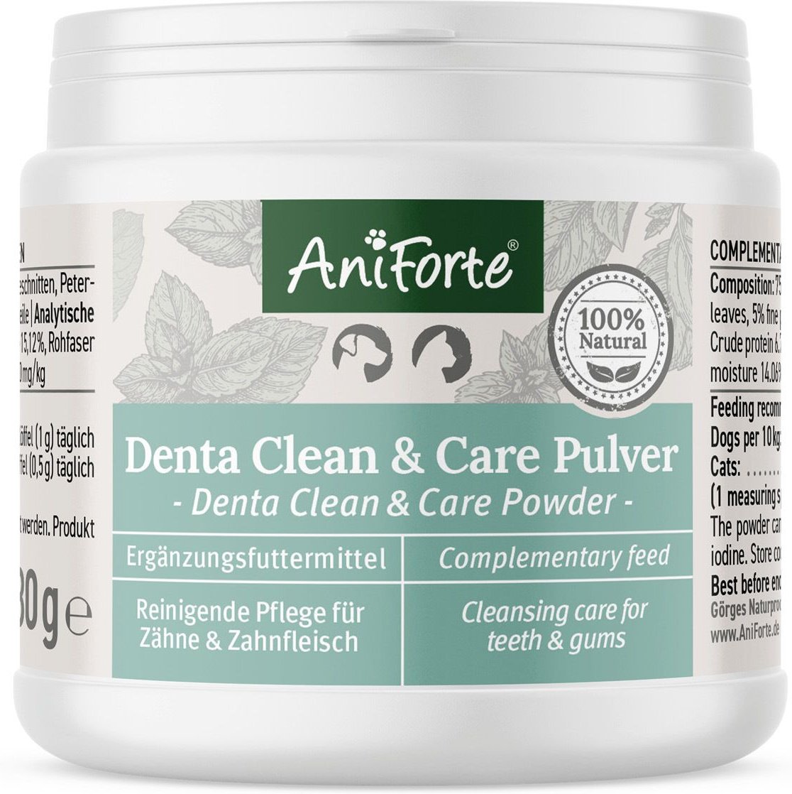 AniForte Denta Clean & Care Pulver 80 g