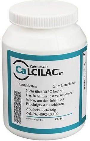 Calcilac Kautabletten 500 mg/400 I.e. 180 St