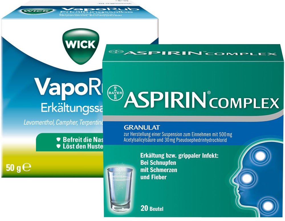 Erkältungsset Wick VapoRub + Aspirin Complex 1 St Set
