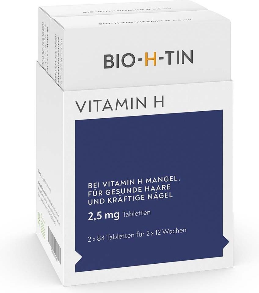 Bio-H-Tin Vitamin H 2,5 mg für 2x12 Wochen Tabl. 2x84 St Tabletten