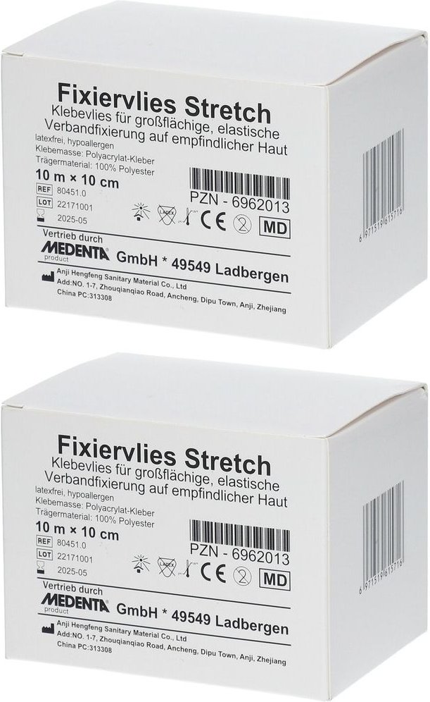 Fixiervlies stretch 10 cmx10 m 2x 2x1 St Pflaster
