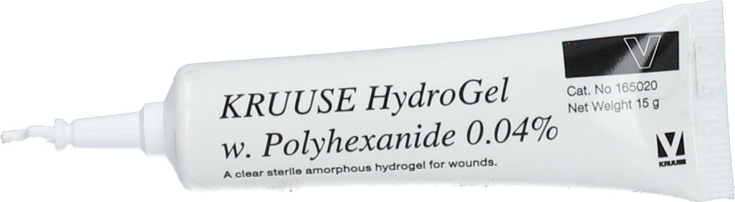 Kruuse HydroGel 0,04% Polyhexanid ste.Wundgel vet. 1x15 g Gel