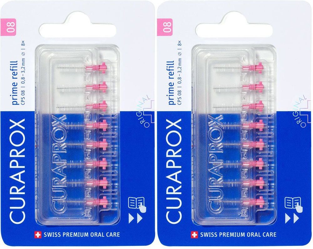 Curaprox CPS 08 PRI Refill x2 2x8 St Zahnbürste