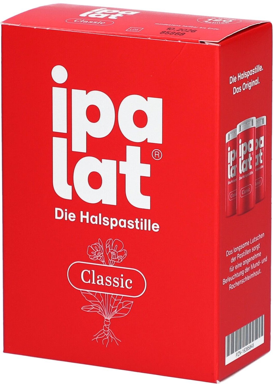 Ipalat Halspastillen classic 120 St Pastillen