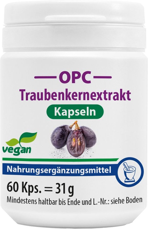 Thumbnail - OPC TRAUBENKERNEXTRAKT+Vitamin C Kapseln 60 St