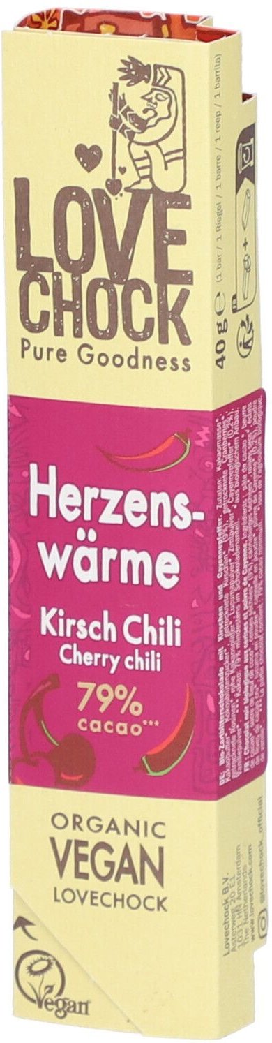Lovechock Herzenswärme 40 g Schokolade