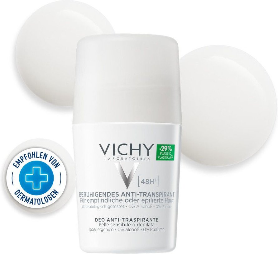 Vichy DEO Roll-on Sensitiv Antitranspirant 48h 50 ml Roller