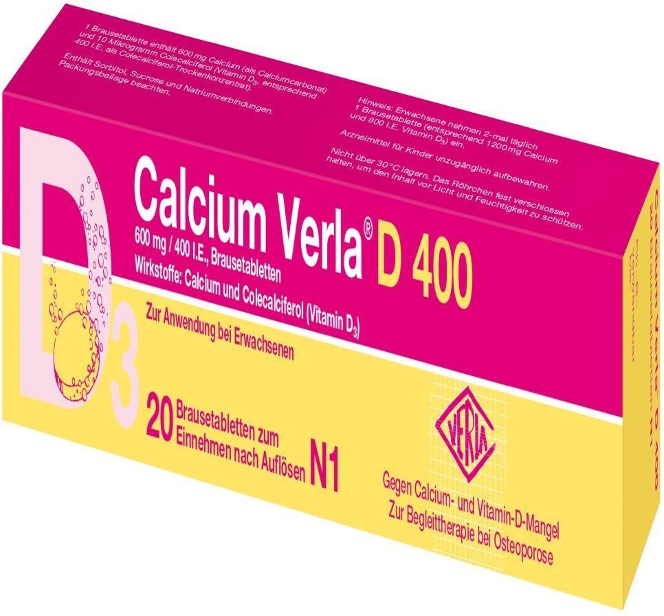 Calcium Verla D 400 Brausetabletten