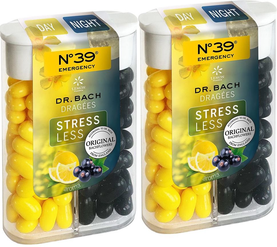 Bachblüten No.39 Emergency Tag+Nacht Dragees Doppelpack 2x44 g