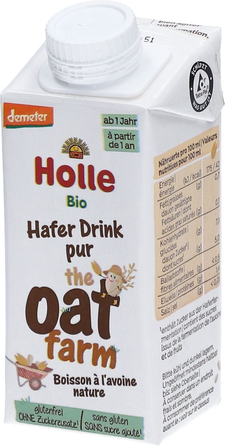 Holle Bio-Haferdrink Tetra 200 ml Futter