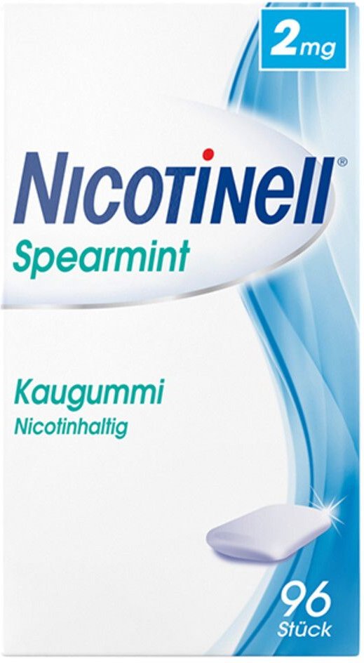 Nicotinell Kaugummi Spearmint 2 mg 96 St