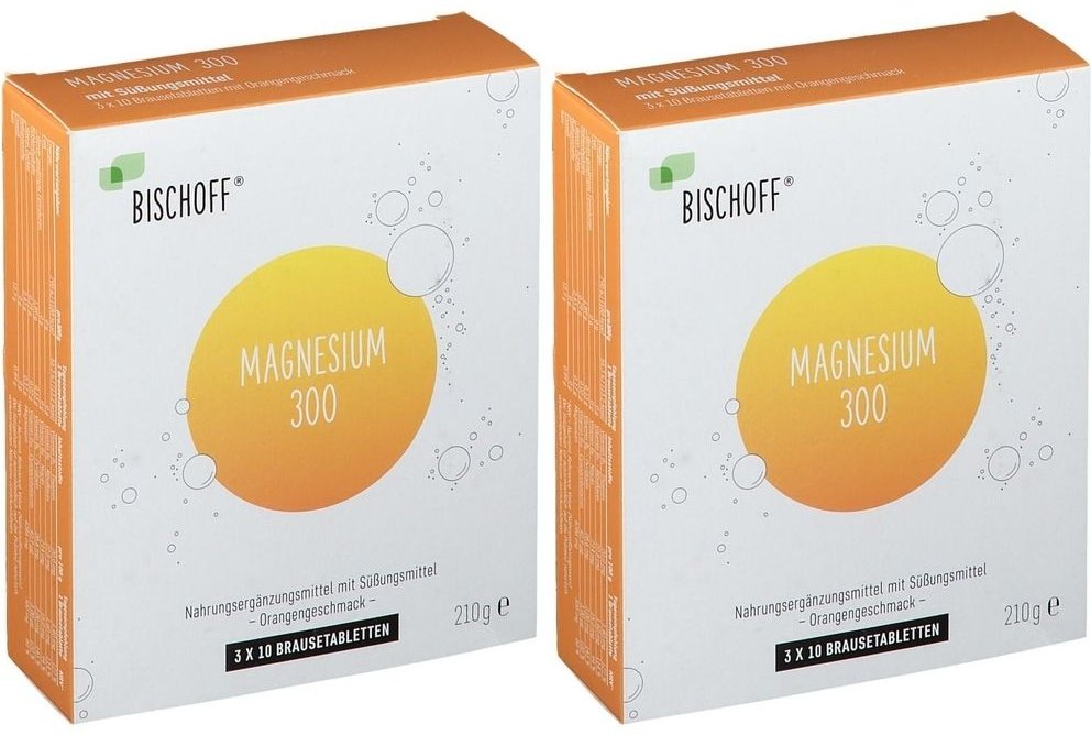 Magnesium Brausetabletten 300 2x 2x30 St