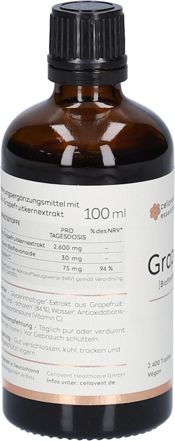 Cellavent essentials Grapefruit Kern Bio Ext.Sirup 100 ml Sirup