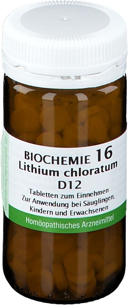 Biochemie 16 Lithium chloratum D 12 Tabletten 200 St