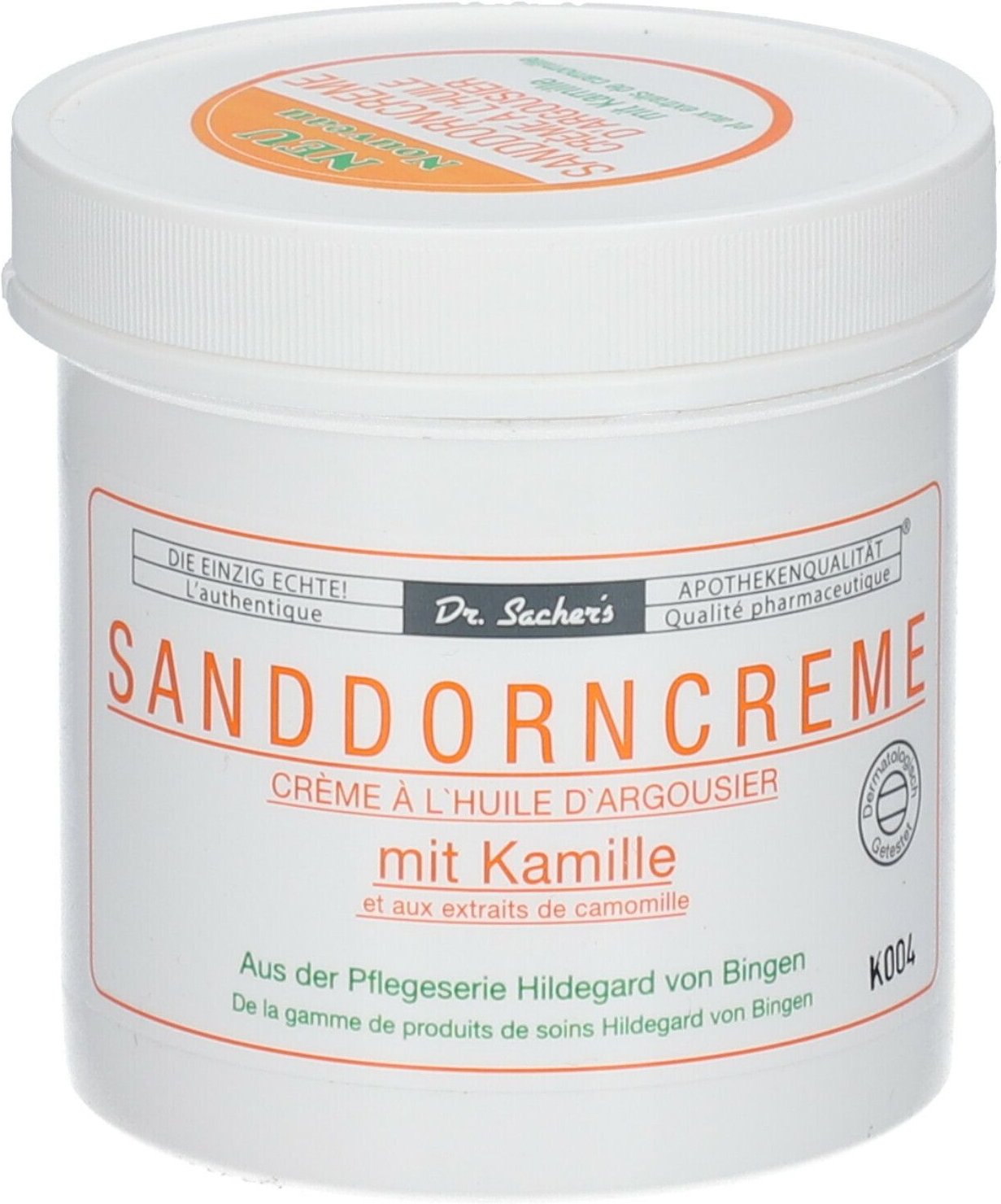 Sanddorn Creme mit Kamille 250 ml