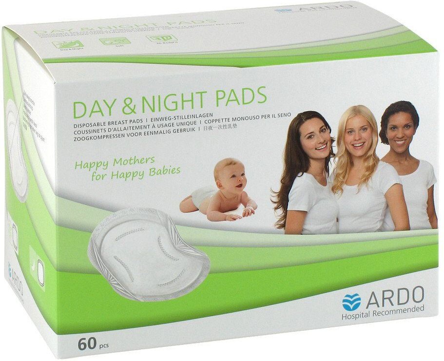 Ardo Day & Night Pads Einweg-Stilleinlagen 60 St Stilleinlagen