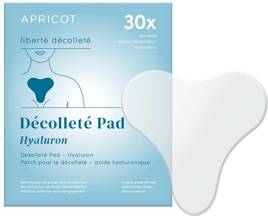 Apricot Decollete Pad m.Hyaluron simply the breast 1 St Pads