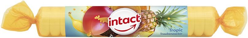 Intact Traubenzucker Rolle Tropic 40 g Bonbons