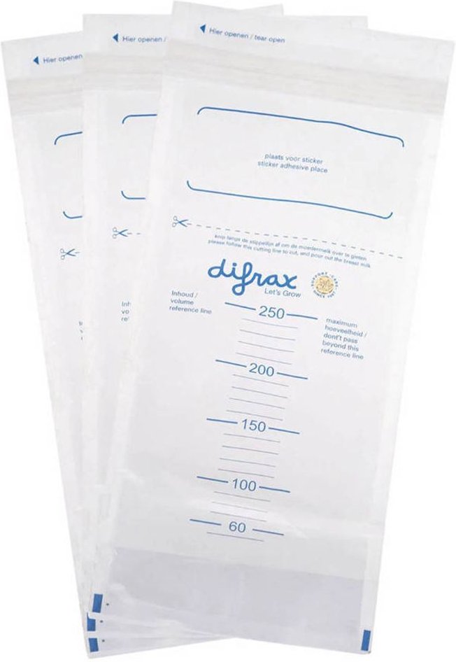 Difrax Btob Moedermelk Bewaarzakjes 20 St Beutel