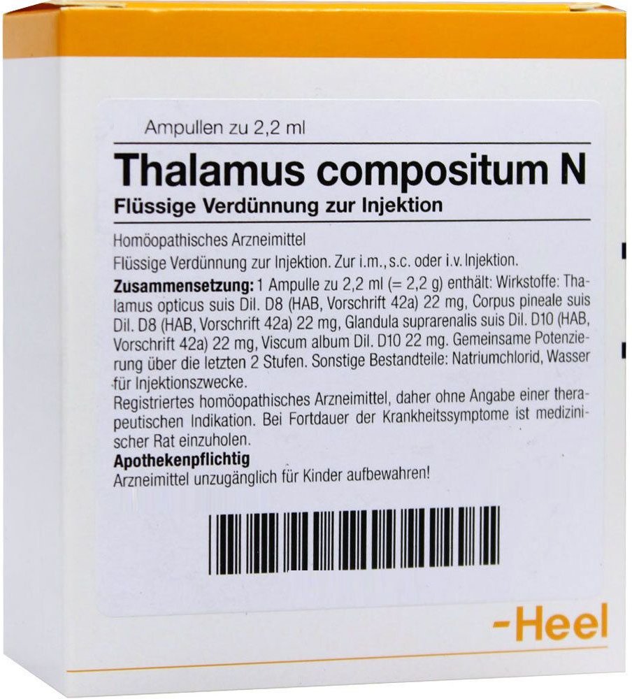 Thalamus compositum N Ampullen 100 St