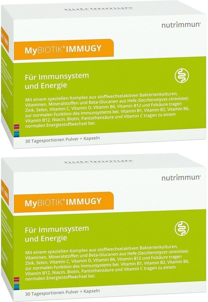 Mybiotik Immugy Kombipackung 30x2 g+60 Kapseln 2x 2x1 St