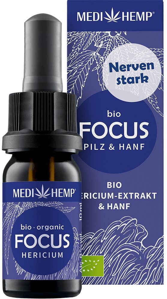 BIO Focus Hericium-Extrakt & Hanf Medihemp Tropfen 10 ml