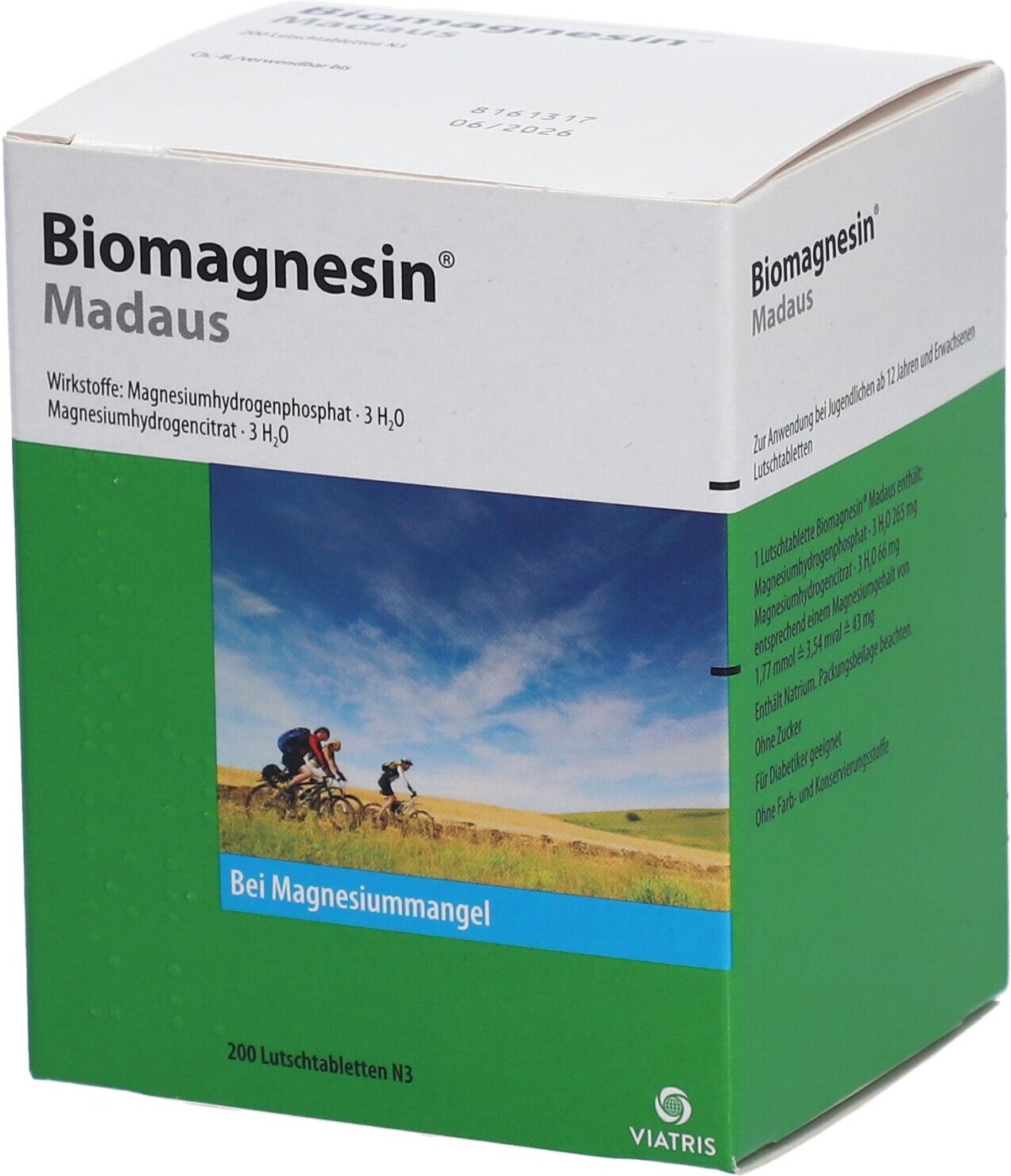 Thumbnail - Biomagnesin Madaus Lutschtabletten 200 St