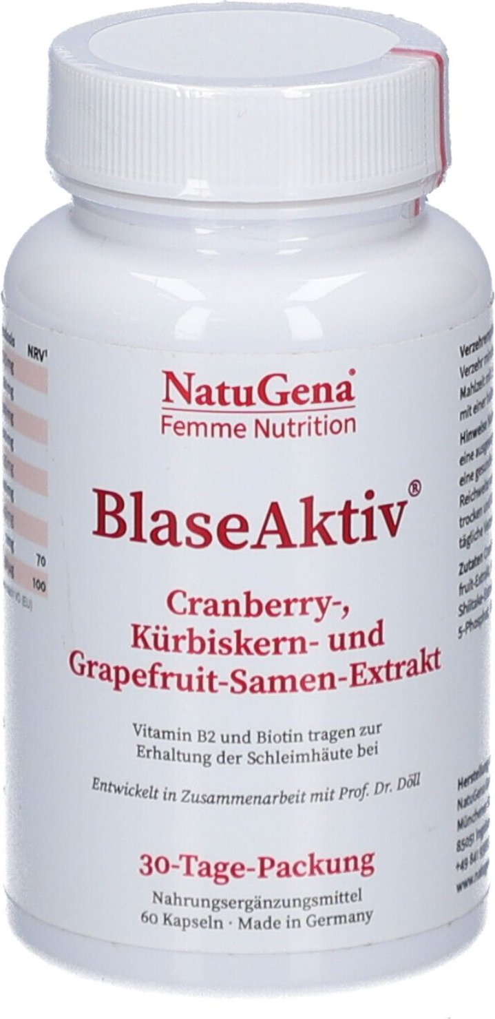 Blaseaktiv Cranberry+Vitamin B2+Biotin vegan Kaps. 60 St Kapseln