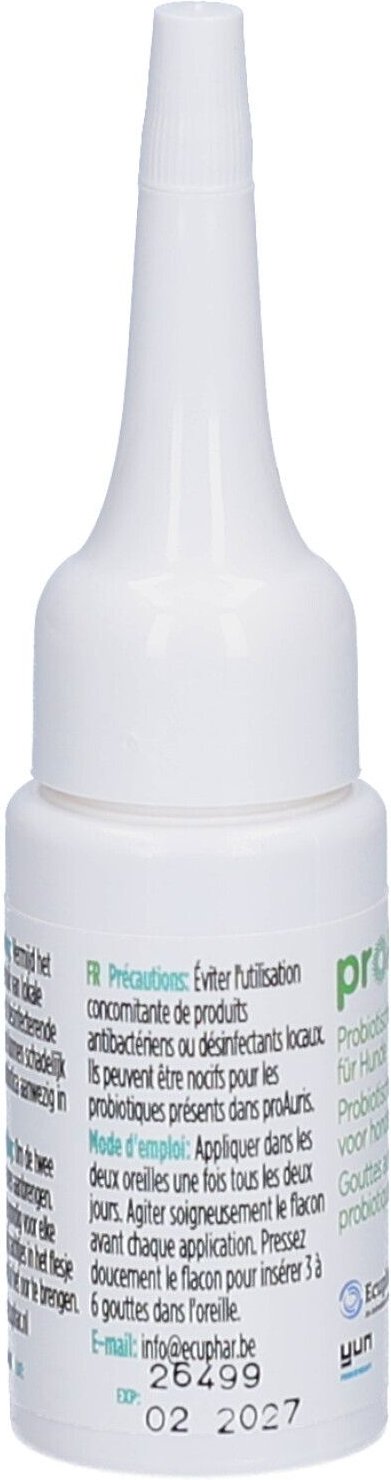 proAuris probiotische Ohrentropfen f. Hunde 20 ml Tropfen