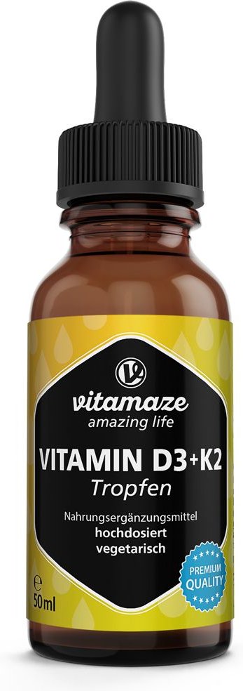 Vitamin D3 K2 1000 I.e./10 µg hochdosiert Tropfen 50 ml