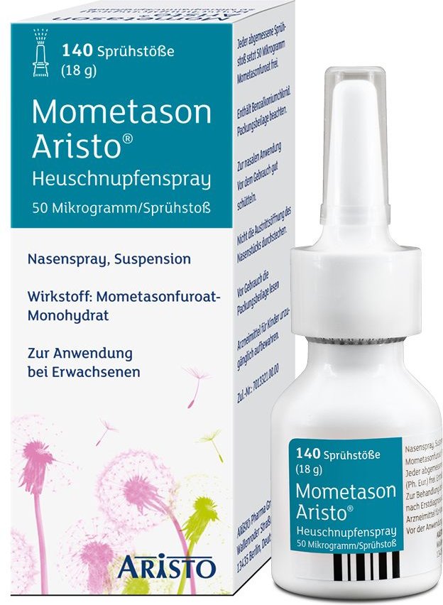 Mometason Aristo Heuschnupfenspr.50µg/Sprühst.140 18 g Nasenspray