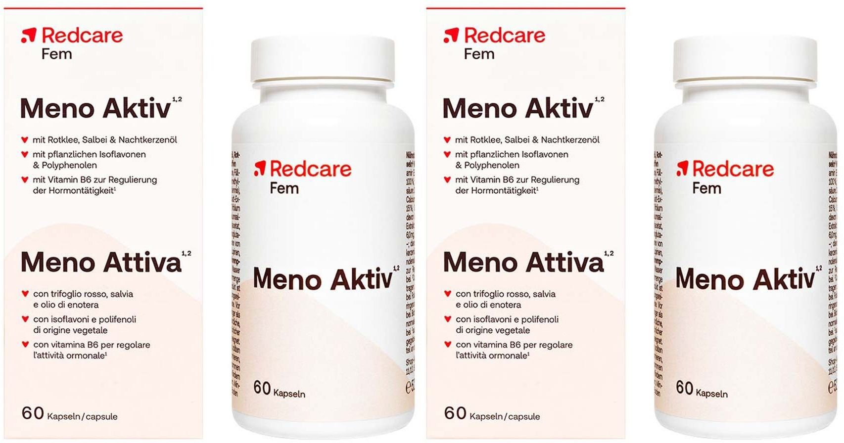 Redcare Fem Meno Aktiv x2 2x60 St Kapseln