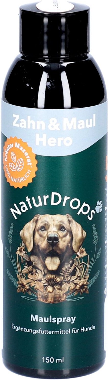Naturdrops Zahn & Maul Hero Spray f.Hunde 150 ml
