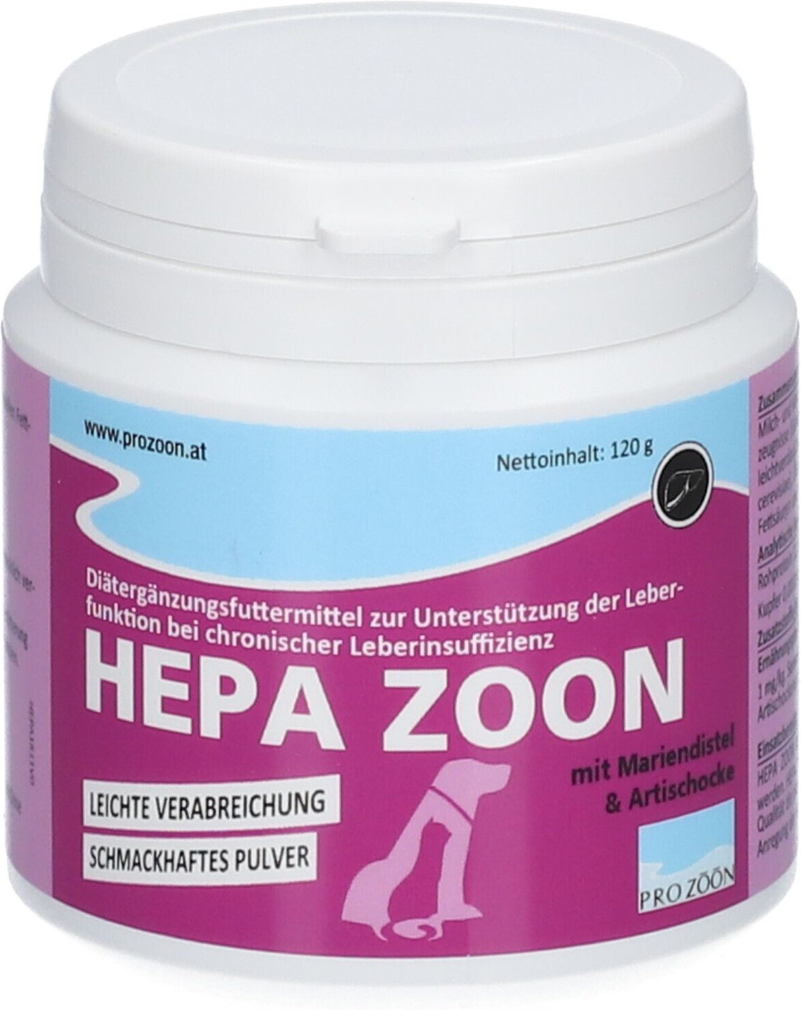 Hepa Zoon PLV F Hunde+Katzen 120 g Pulver