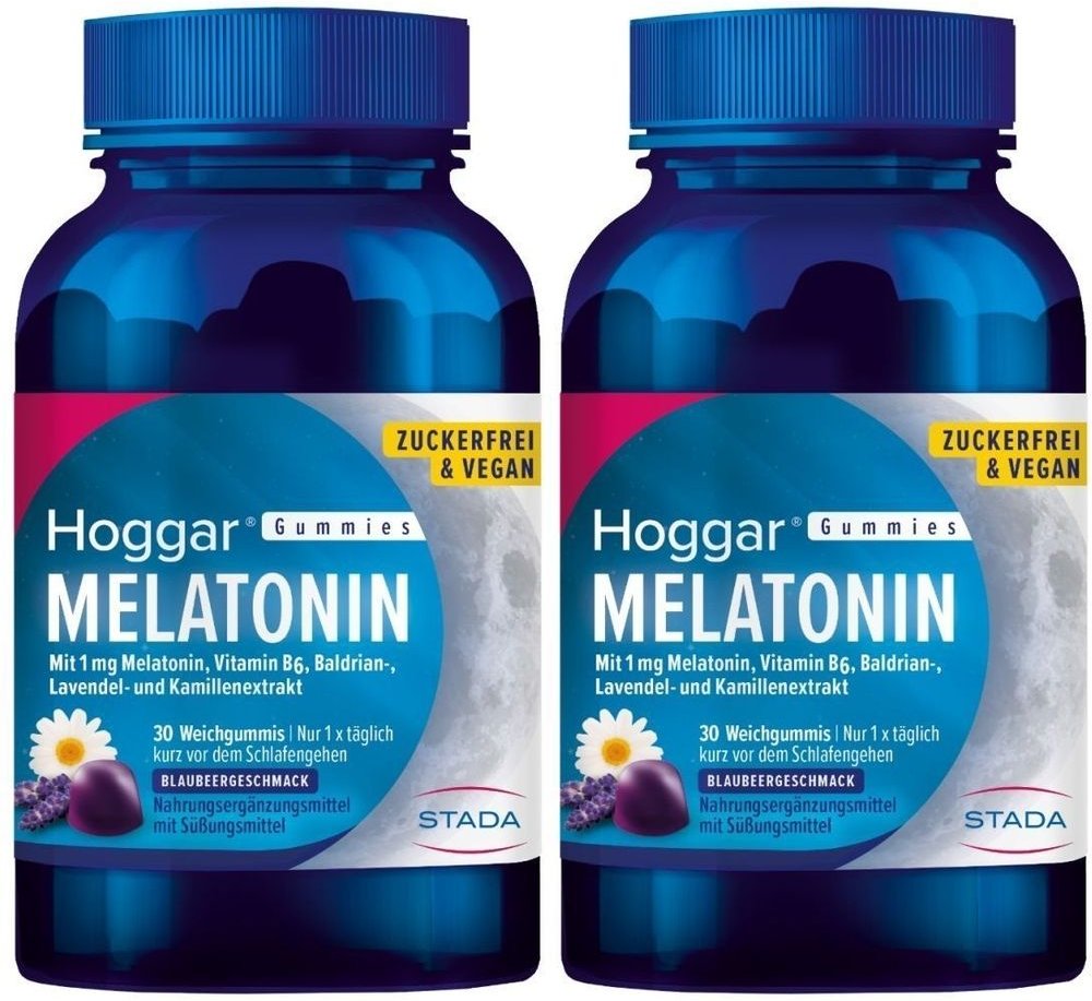 Hoggar Melatonin Gummies 2x 2x30 St
