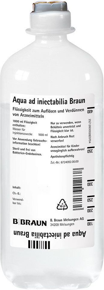 Aqua AD injectabilia Injektionslösung 20x100 ml