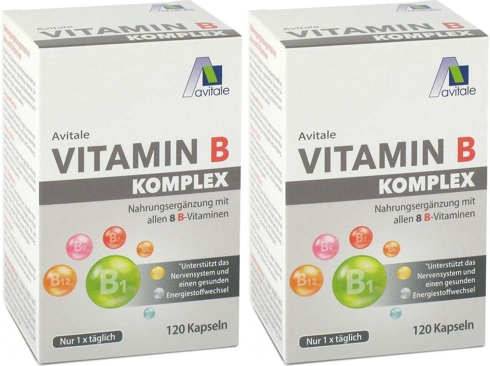 Vitamin B Komplex Kapseln 2x 2x120 St
