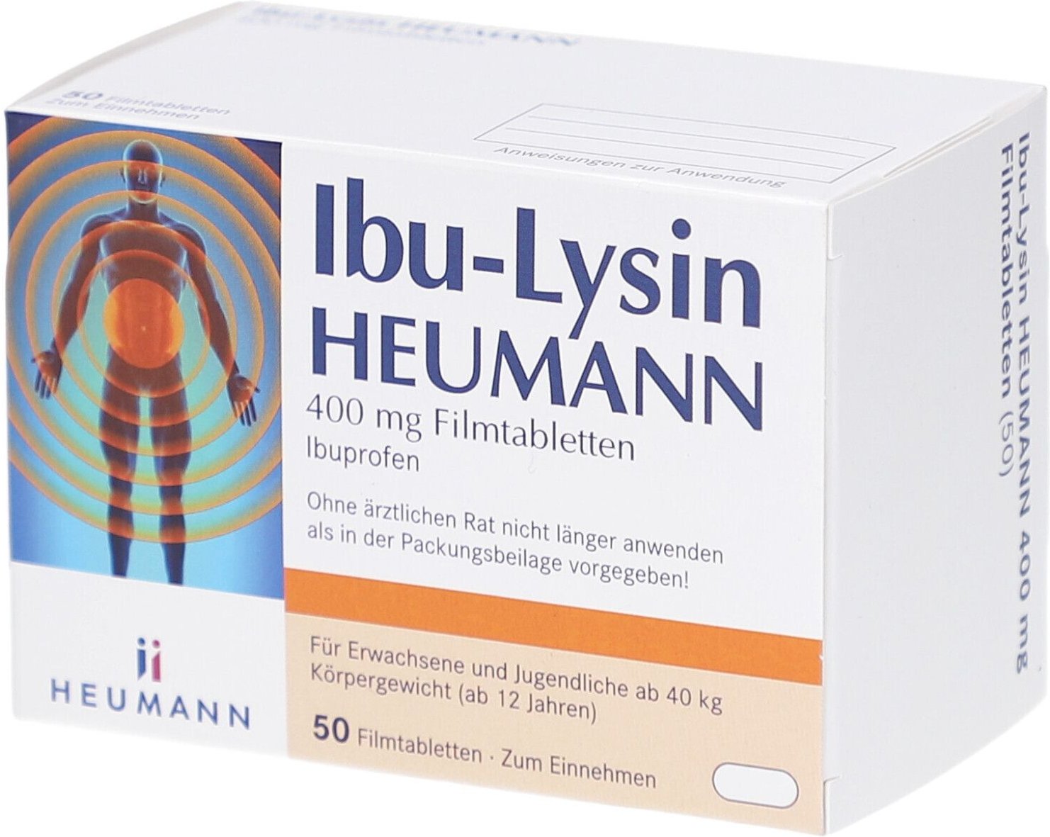 Ibu-Lysin Heumann 400 mg Filmtabletten 50 St