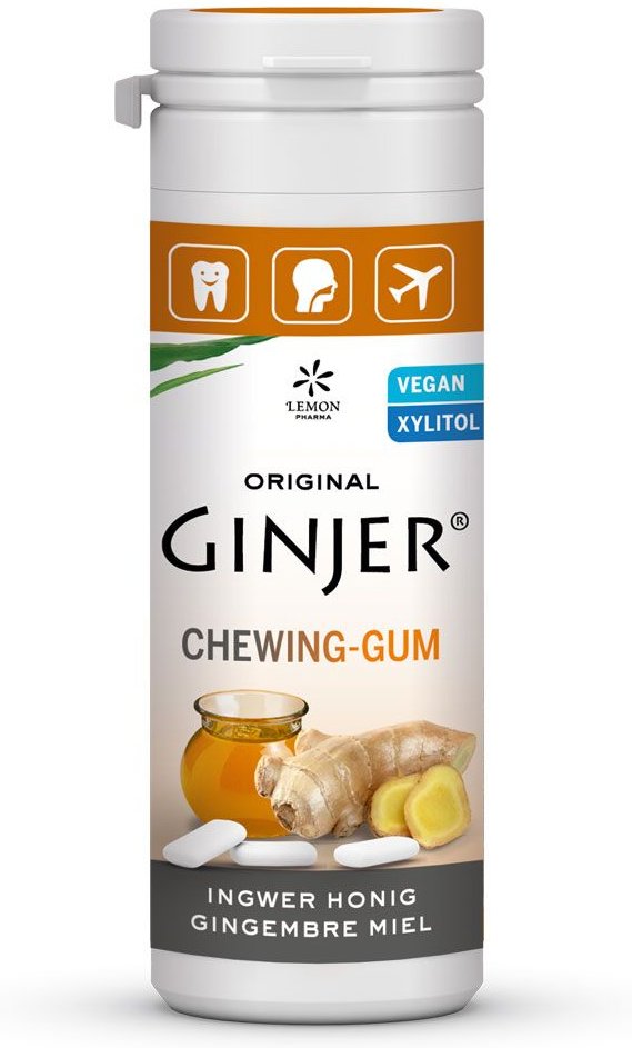 Ingwer Ginjer Kaugummi Honig 30 g